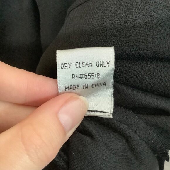 Vtg Black Tiered Chiffon Evening Dress By Patra Women Medium Formal Y2K - Picture 5 of 8